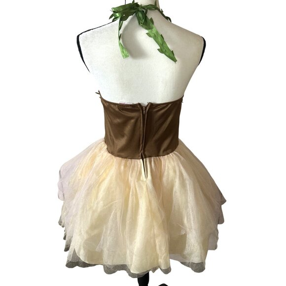 Whimsical Enchantress Cosplay Costume Dress Medium Woodland Pixie Fairy Mystical - Picture 6 of 10